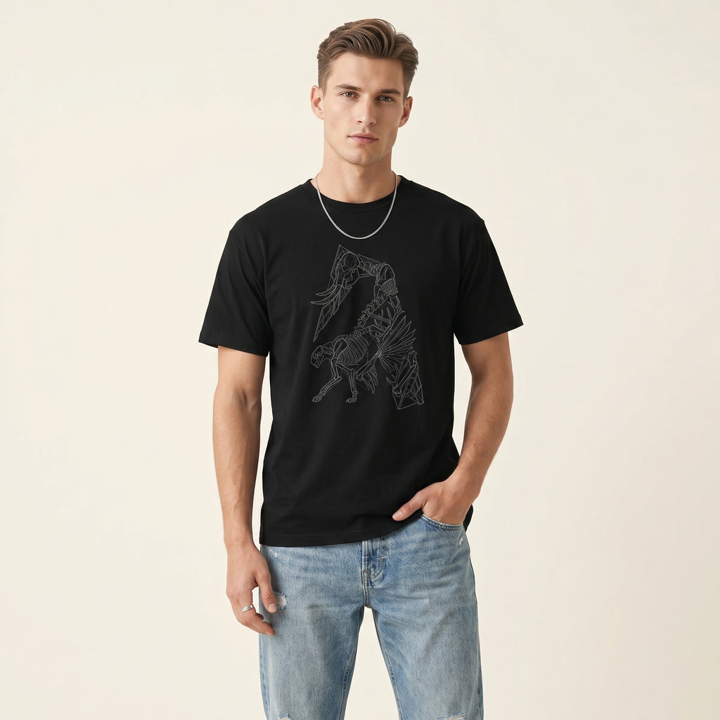 Absence Keeps Form T-Shirt – Abstract Wildlife Anatomy Tee for Wilderness Aesthetic Minimalist Style