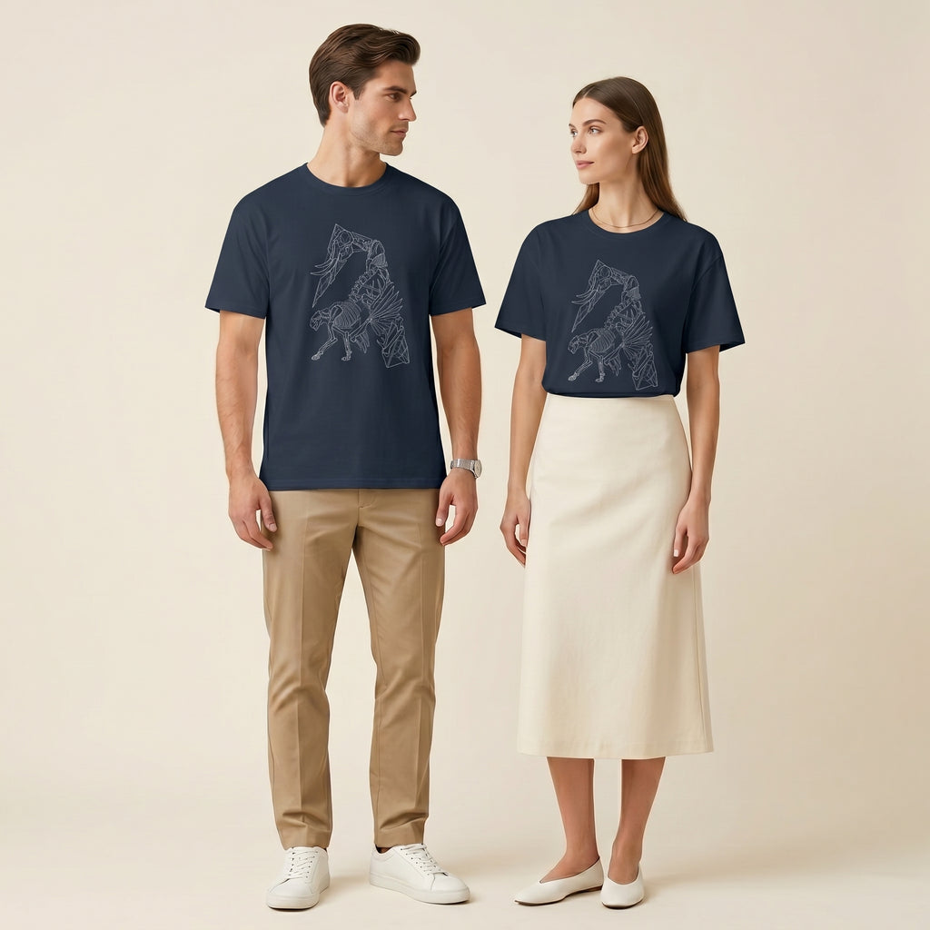 Absence Keeps Form T-Shirt – Abstract Wildlife Anatomy Tee for Wilderness Aesthetic Minimalist Style