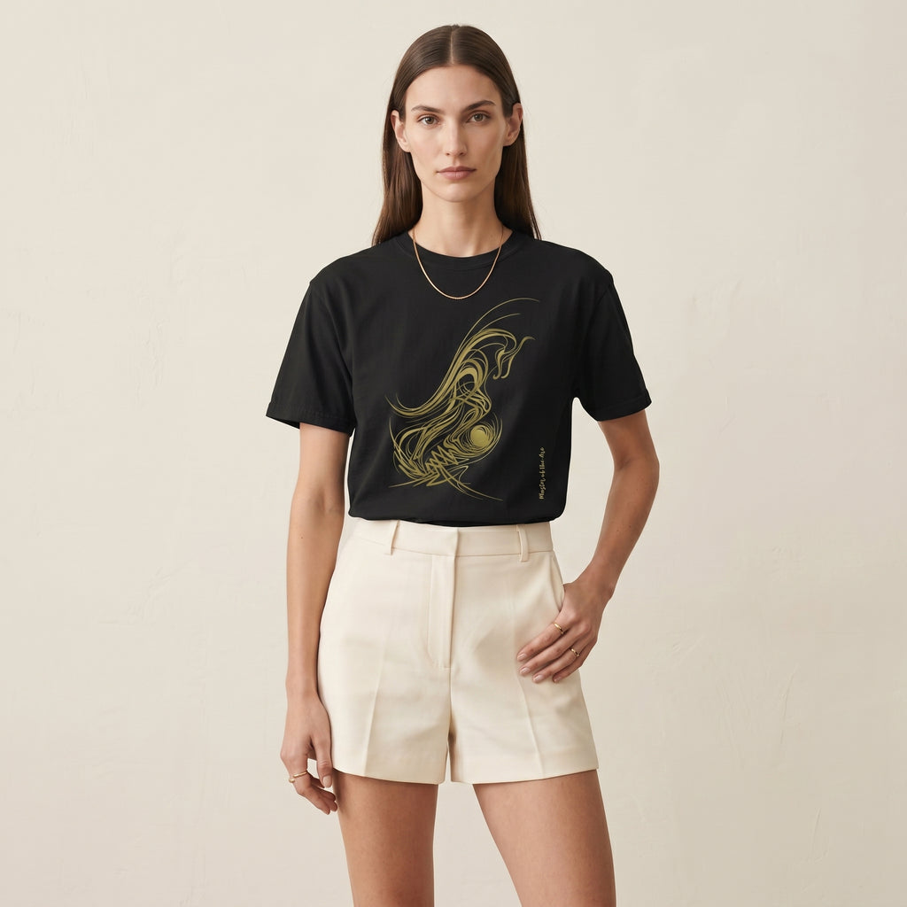 Arc Motion — Abstract Symbolic Movement Graphic Tee