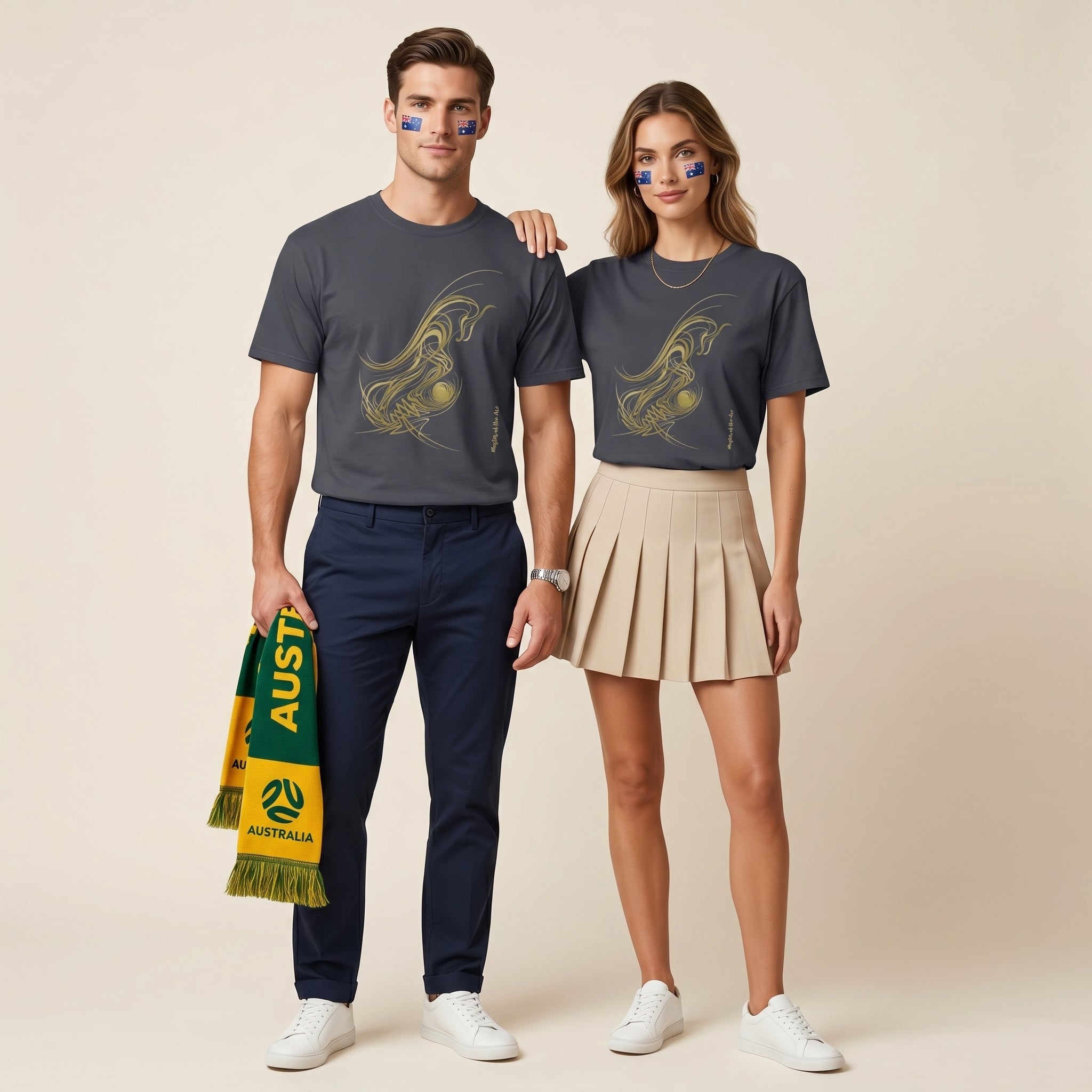 Arc Motion — Abstract Symbolic Movement Graphic Tee