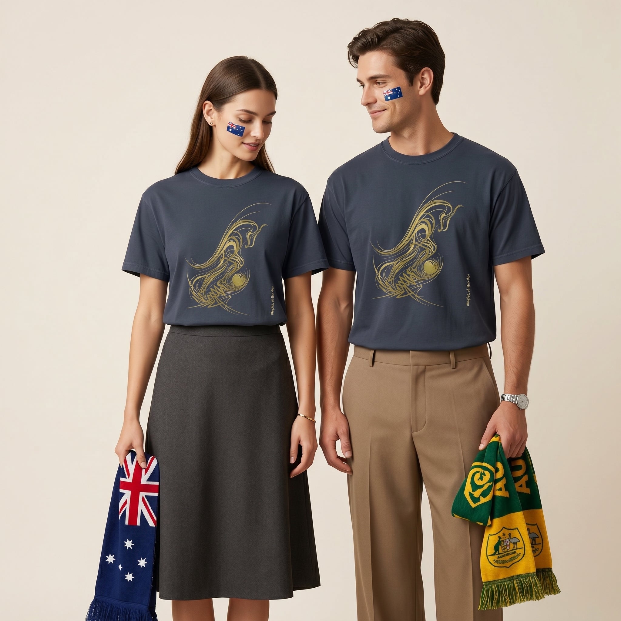 Arc Motion — Abstract Symbolic Movement Graphic Tee