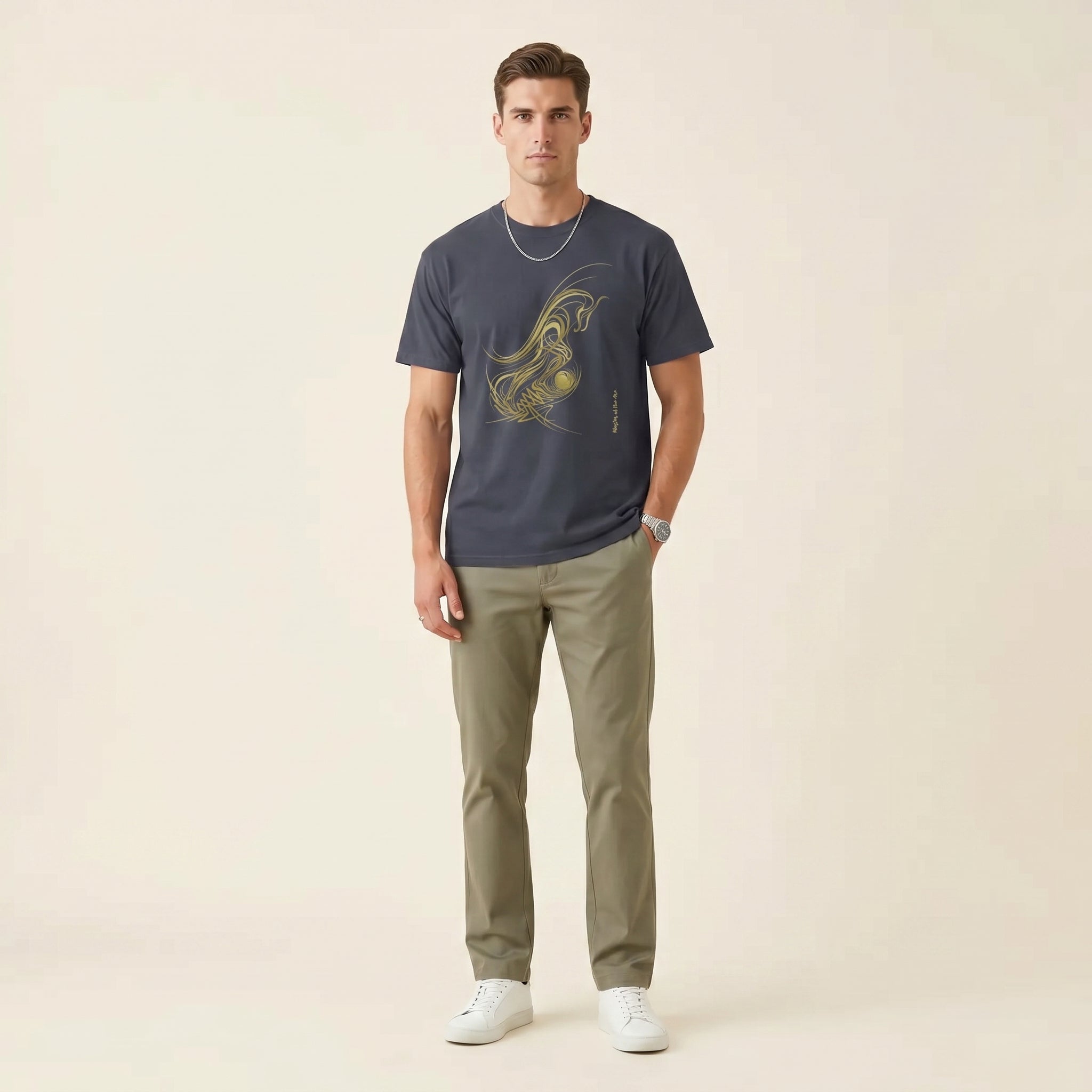 Arc Motion — Abstract Symbolic Movement Graphic Tee