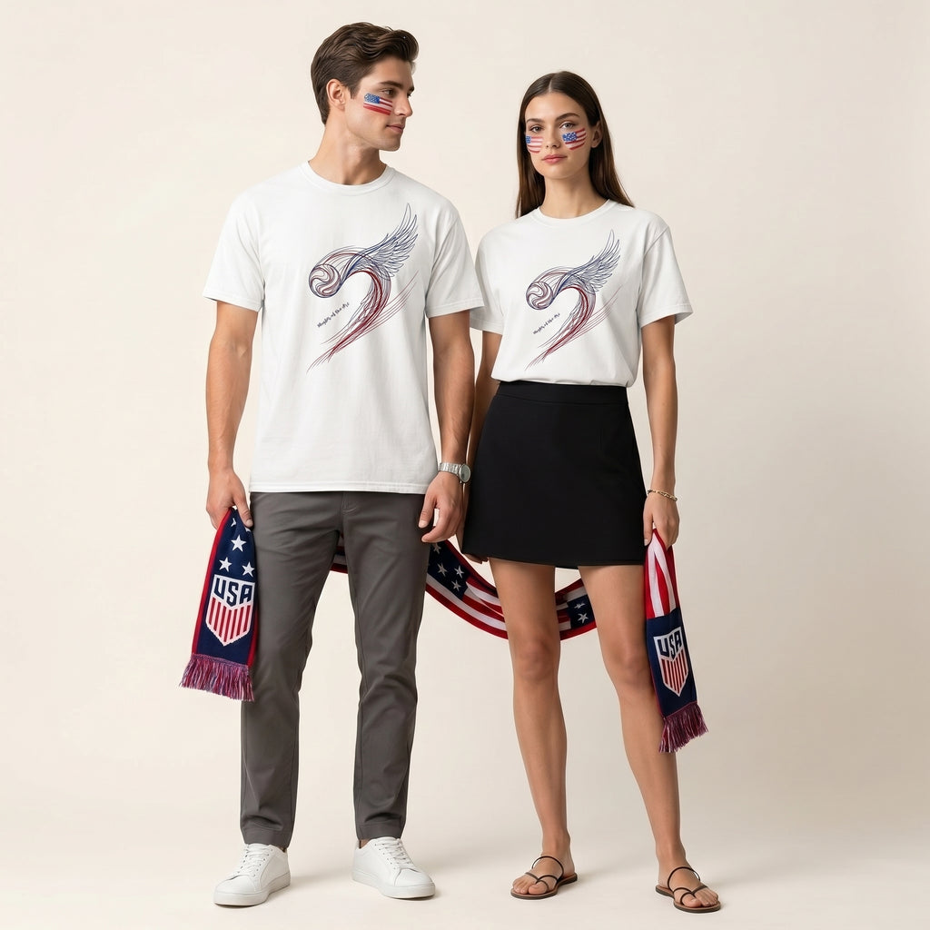 Master of the Arc — Abstract Symbolic Flight Motion Trajectory Graphic Tee