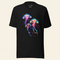 Minimalist Jellyfish Graphic T-Shirt – Ocean-Inspired Symbol Fashion for Calm Artistic Modern Style