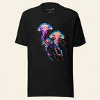 Minimalist Jellyfish Graphic T-Shirt – Ocean-Inspired Symbol Fashion for Calm Artistic Modern Style