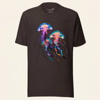 Minimalist Jellyfish Graphic T-Shirt – Ocean-Inspired Symbol Fashion for Calm Artistic Modern Style