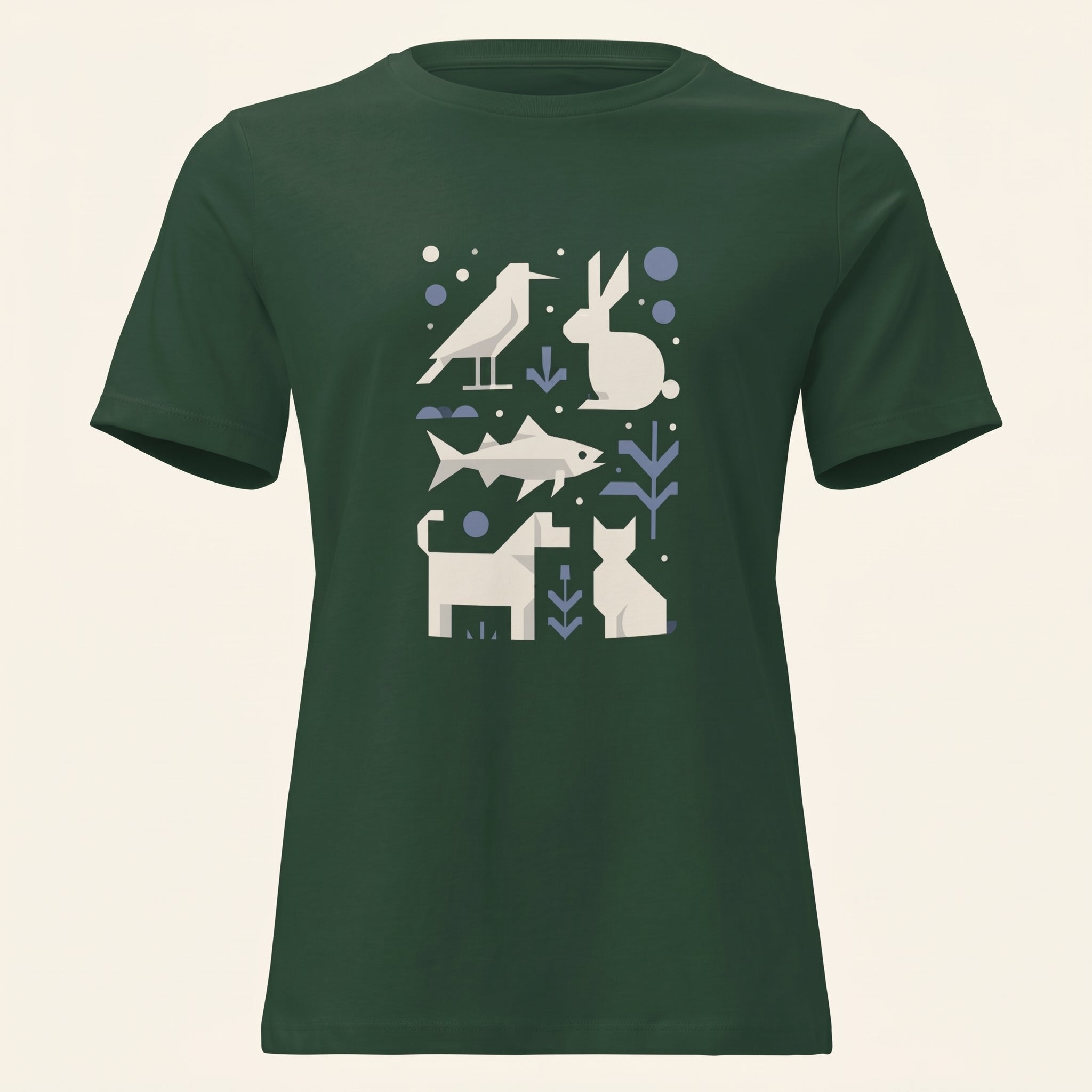 Minimalist Women’s Relaxed T-Shirt – Cute Companion-Inspired Fashion for Soft Modern Style
