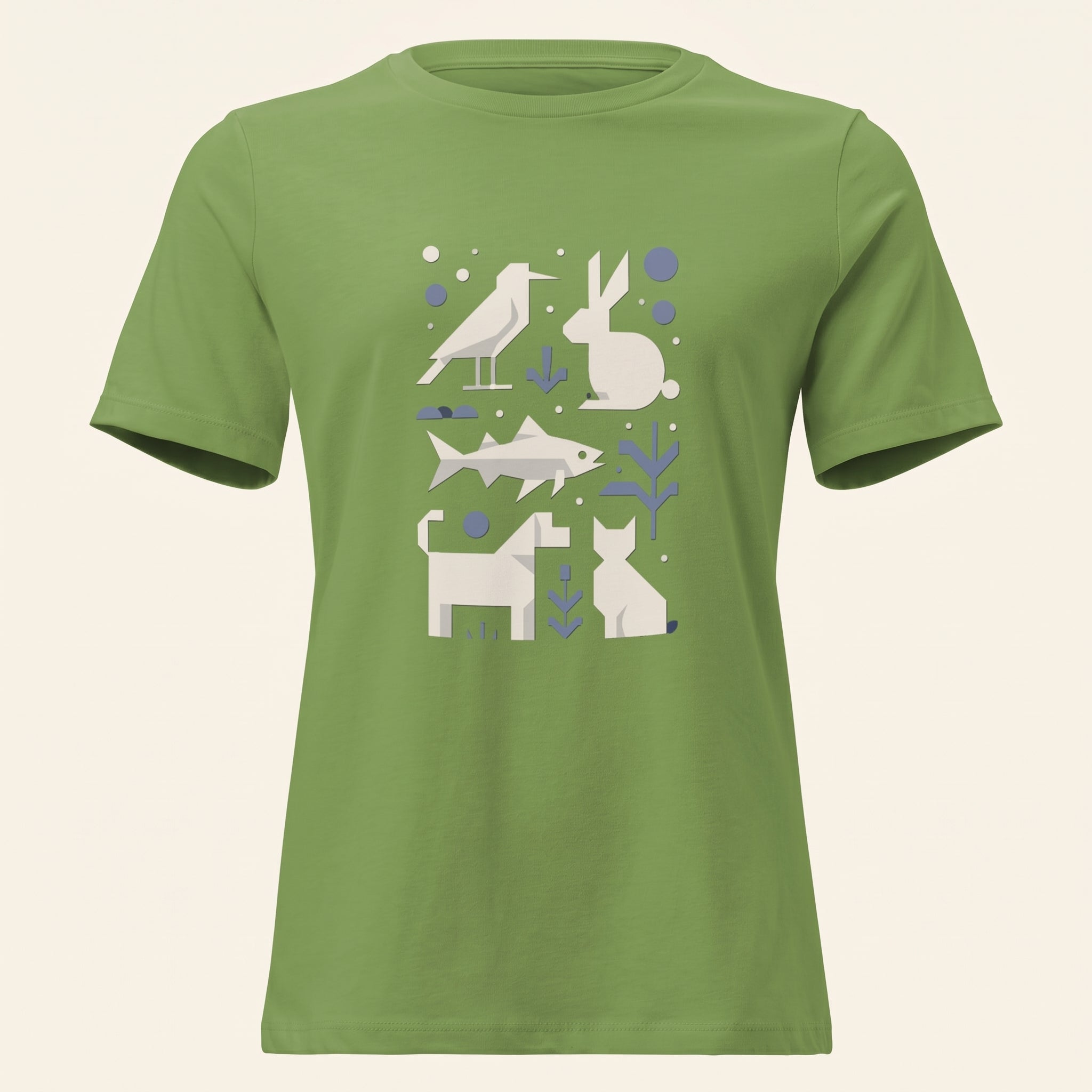 Minimalist Women’s Relaxed T-Shirt – Cute Companion-Inspired Fashion for Soft Modern Style