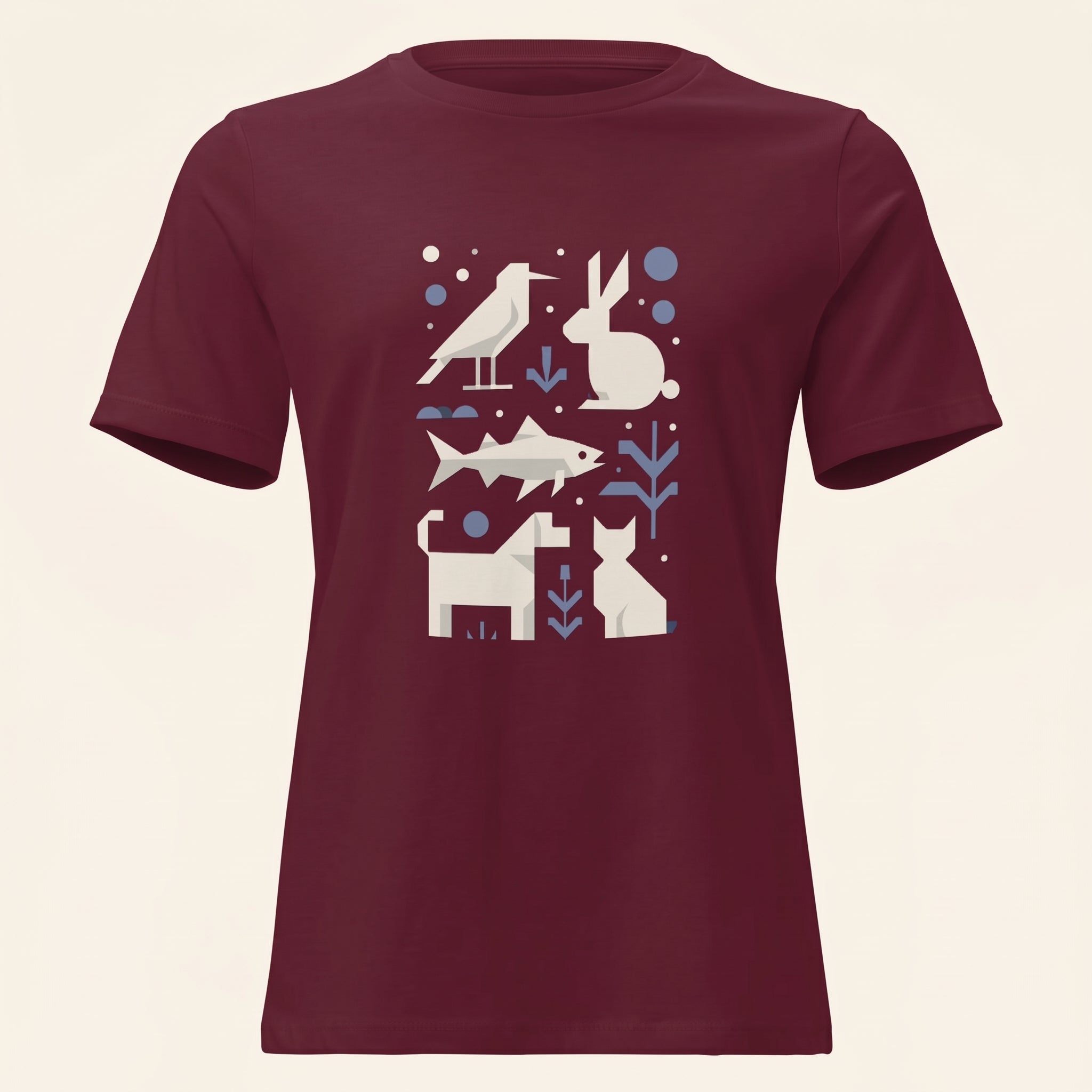 Minimalist Women’s Relaxed T-Shirt – Cute Companion-Inspired Fashion for Soft Modern Style