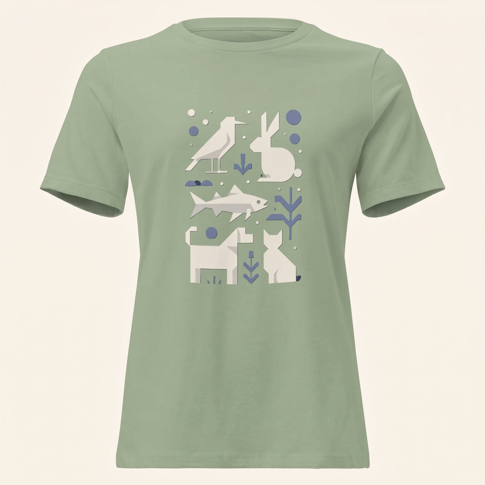 Minimalist Women’s Relaxed T-Shirt – Cute Companion-Inspired Fashion for Soft Modern Style